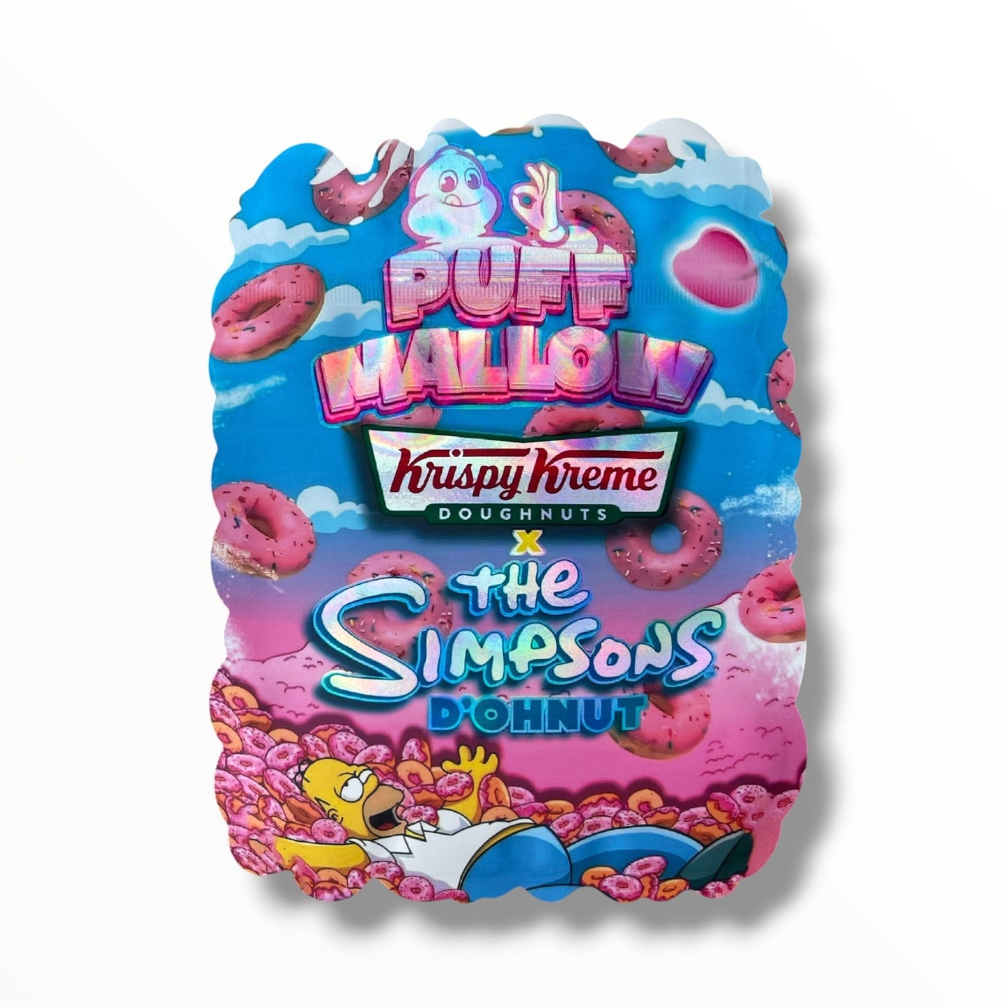 Puff Mallow Krispy Kreme Doughnuts the Simpsons dohnut 3.5g shape bags