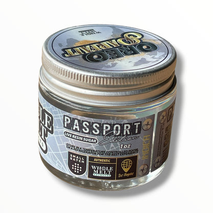Whole Melt Passport Edition 1oz Glass Jars - Varity Pack 16 Strains in box Empty Jars