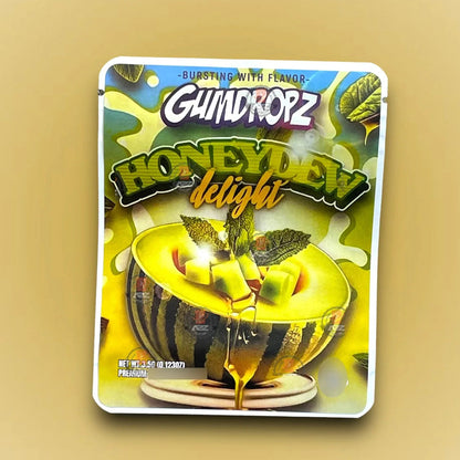 Sprinklez Gumdropz Honeydew Delight 3.5G Mylar Bags -With stickers and labels - Black Unicorn Hub