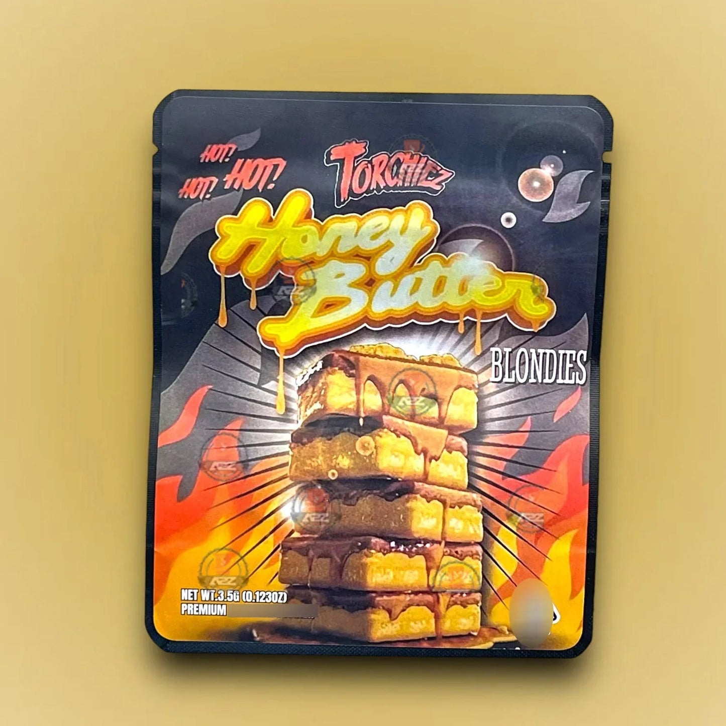 Sprinklez Torchiez Honey Butter Blondies 3.5G Mylar Bags -With stickers and labels - Black Unicorn Hub