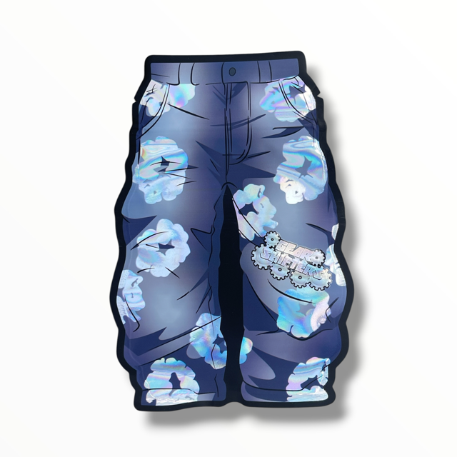 Denim Tearz Gear Shifters pants 3.5g shape bags Tier 2 blue