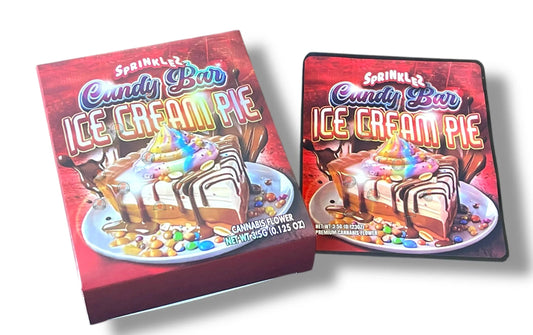 Sprinklez Candy Bar Ice Cream Pie Mylar Bags with Boxes 3.5g Box Packaging With stickers and label - Black Unicorn Hub