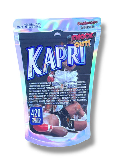 Kapri Knock Out Mylar Bag 3.5g shape bag