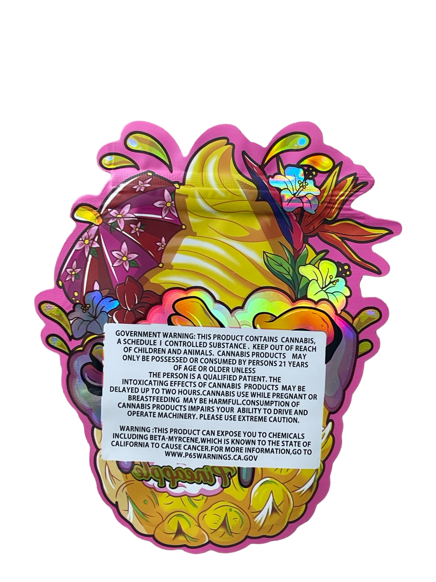 Whipz Pineapple 3.5g Mylar Bag