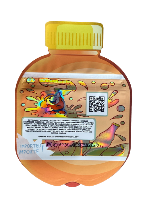 Vanilla Cream Chubbiez Cut Out Mylar Bags 3.5g Die cut