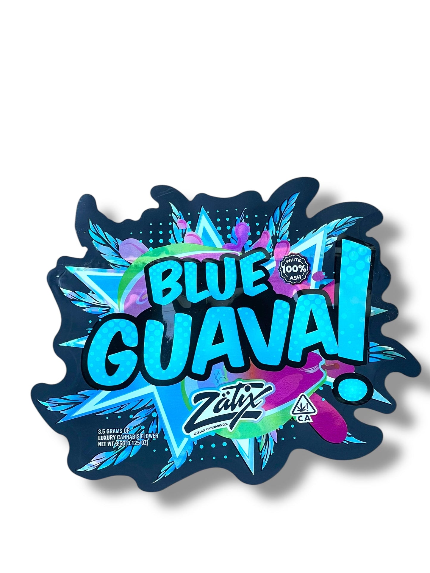Blue Guava Mylar Bag 3.5g shape bag Zatix
