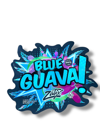 Blue Guava Mylar Bag 3.5g shape bag Zatix
