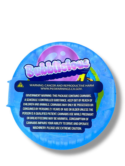 Bubble Tape Sour Blue Raspberry Mylar Bag 3.5g shape bag