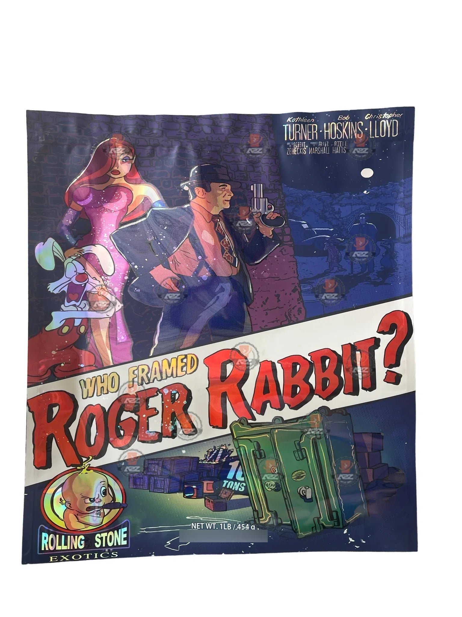 Roger Rabbit Mylar Bag (Large) 1 LBS - 16OZ (454g) Pound Bag Rolling Stone - Black Unicorn Hub