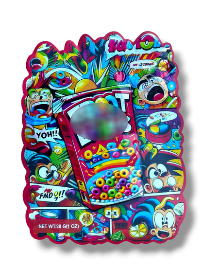 Cereal Bag 1 OZ  28G Mylar empty Mylar bag 1 ounce (50 Count)