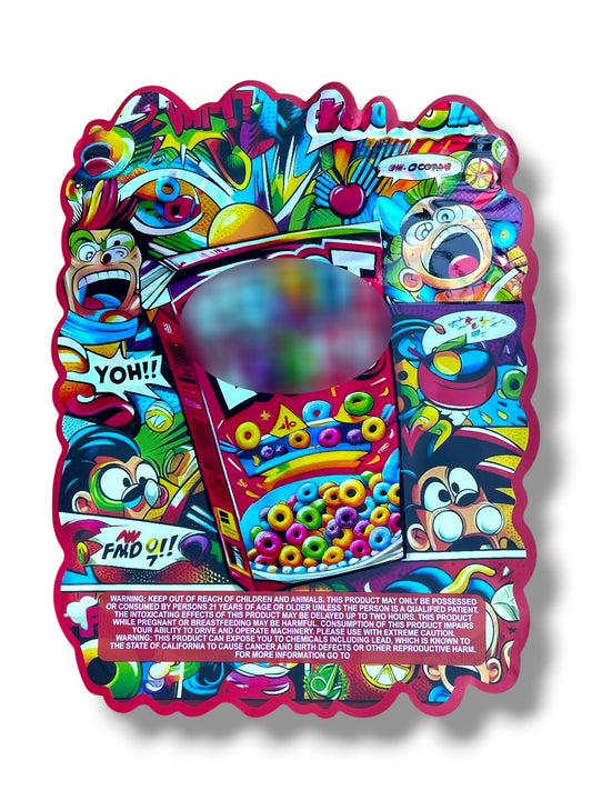 Cereal Bag 1 OZ  28G Mylar empty Mylar bag 1 ounce (50 Count)