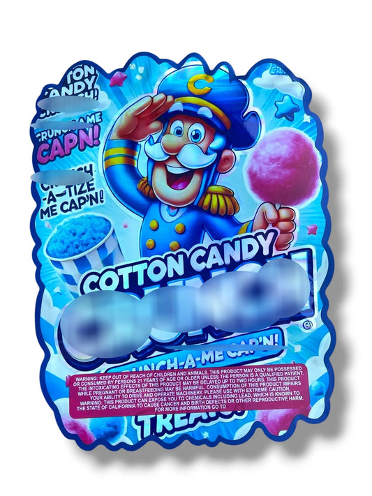 Cotton Candy 1 OZ 28G Mylar empty Mylar bag 1 ounce (50 Count) - Black Unicorn Hub