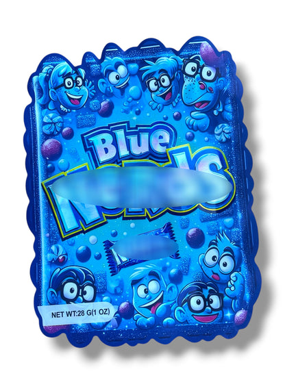 Blue Nerz 1 OZ  28G Mylar empty Mylar bag 1 ounce (50 Count)