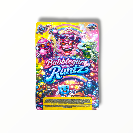 Bubblegum Runtz 7G to 14G Mylar Bags
