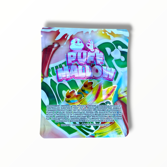 Puff Mallow Fruit Roll Ups 3.5g shape bags