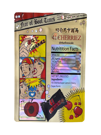 Don Merfos 41 Cherries 1 OZ 28G Mylar bag (50 Count)