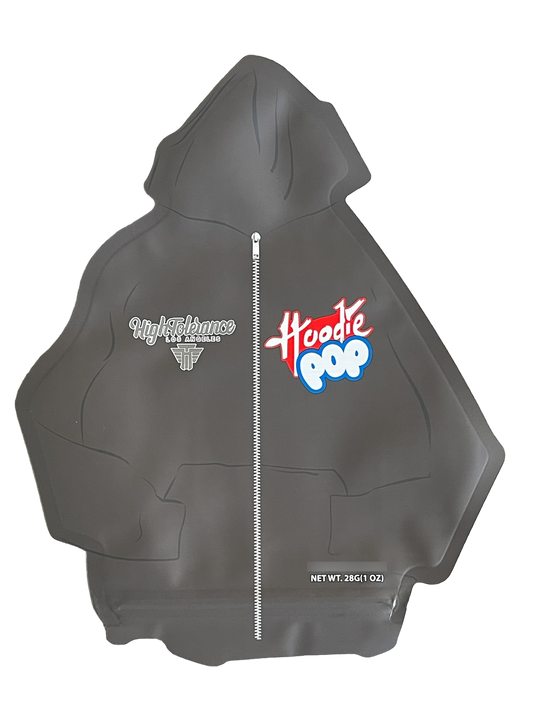 Hoodie Pop Mylar Bag 1 OZ 28G (50 Count) High Tolerance