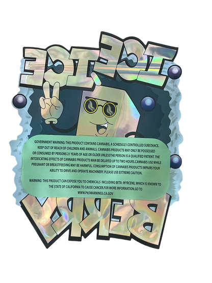 Ice Ice Berry Mylar Bag 1 OZ 28G (50 Count)