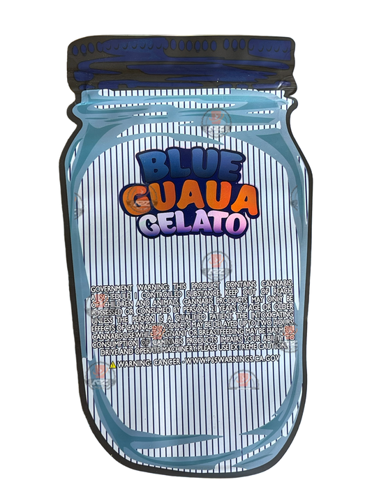 Blue Guava Gelato Mylar Bags- Rosin Gummies (Packaging Only)