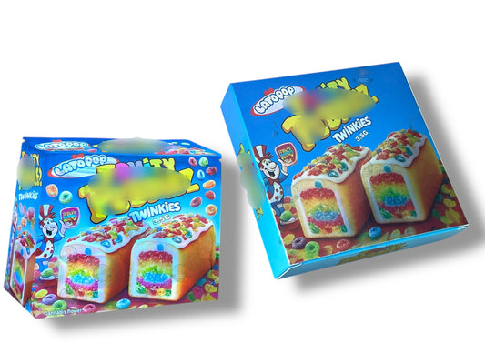 Lato Pop FB Twinkies Mylar Bags with Boxes 3.5g Box Packaging