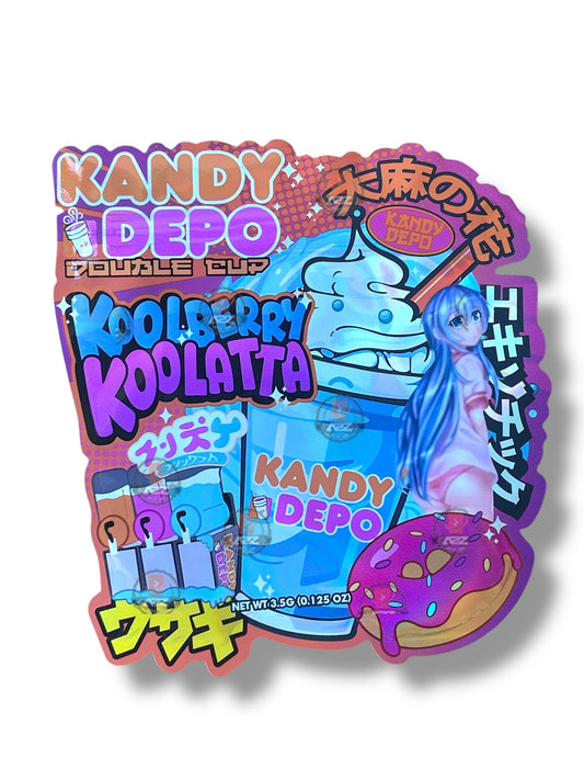 Kandy Depo Koolberry Koolatta Mylar Bag 3.5g shape bag
