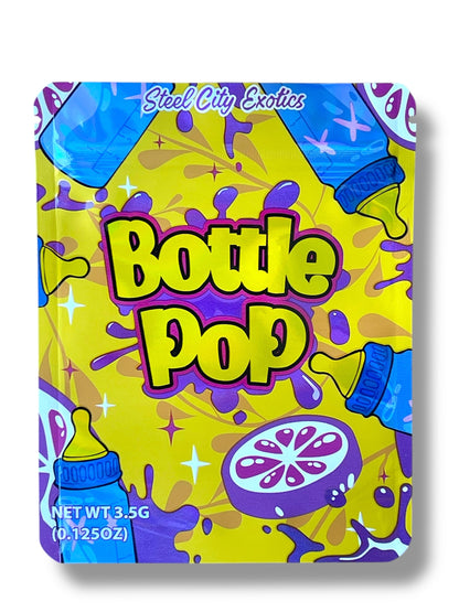 Bottle Pop of 3.5g Mylar Bag- Packaging Only
