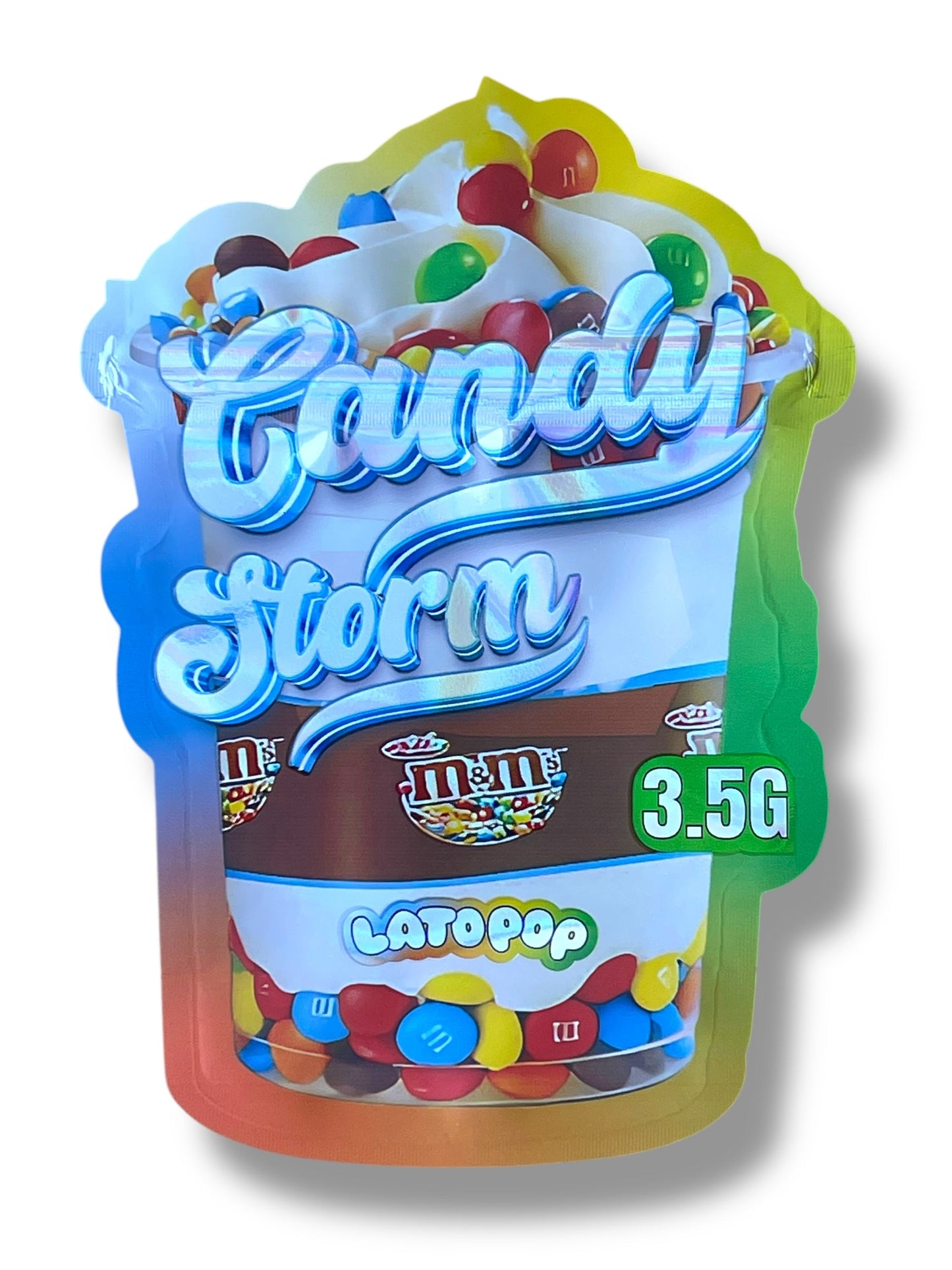 Lato POP Candy Storm Mylar Bag 3.5g shape bag