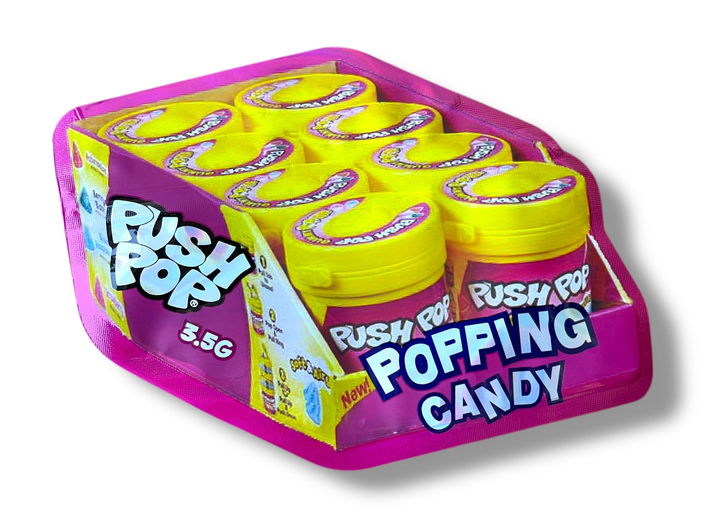 Push Pop Popping Candy Mylar Bag 3.5g shape bag