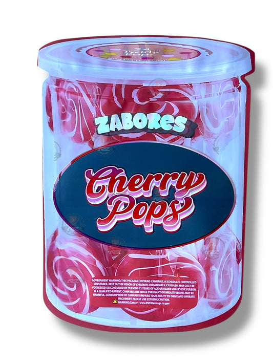 Zabores Cherry Pops Mylar Bag 3.5g shape bag
