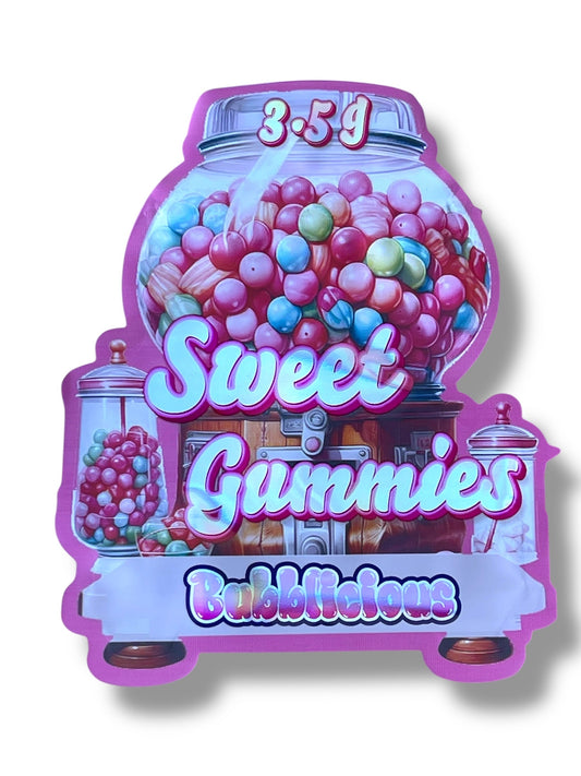 Sweet Gummies Mylar Bag 3.5g shape bag
