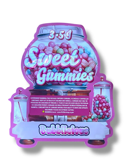 Sweet Gummies Mylar Bag 3.5g shape bag