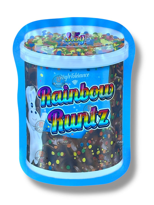 High Tolerance Rainbow Mylar Bag 3.5g shape bag