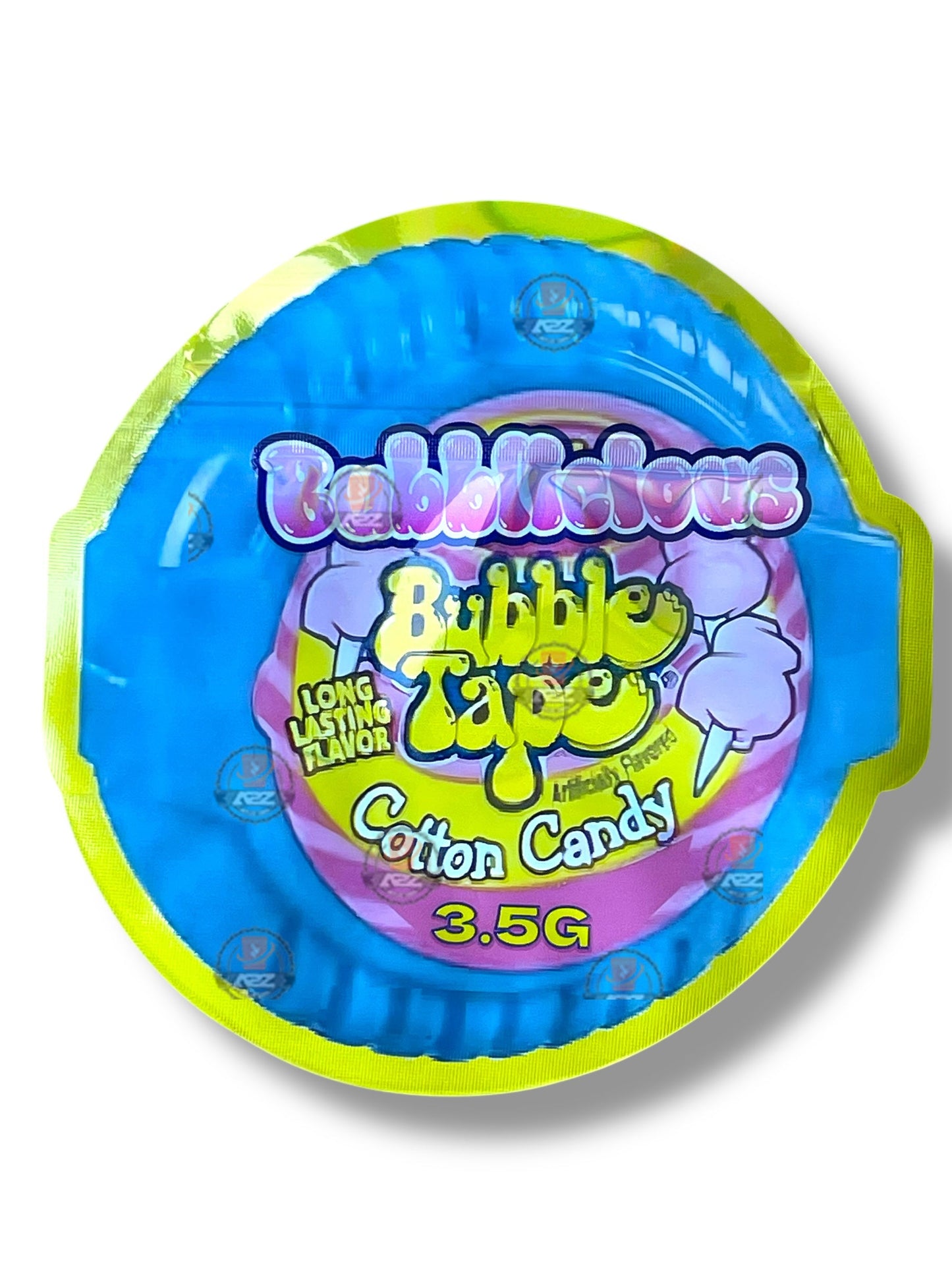 Bubble Tape Cotton Candy Mylar Bag 3.5g shape bag