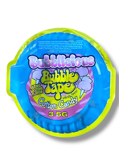 Bubble Tape Cotton Candy Mylar Bag 3.5g shape bag