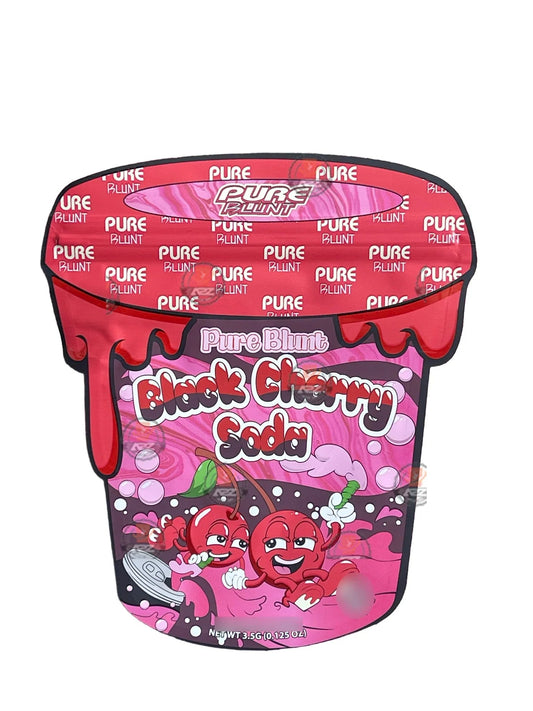Black Cherry Soda 3.5 grams Mylar Bag Pure Blunt - Black Unicorn Hub