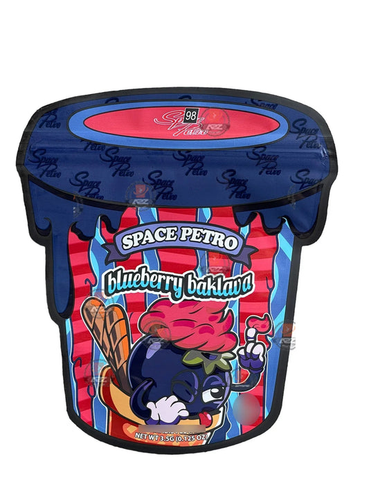 Blueberry Baklava 3.5 grams Mylar Bag Pure Blunt - Black Unicorn Hub