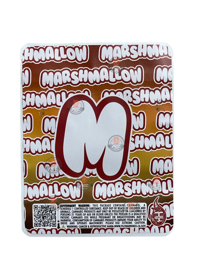 Sprinklez Red Velvet Marshmallow Mylar Bags 3.5g Sticker base Bag -With stickers and labels - Black Unicorn Hub