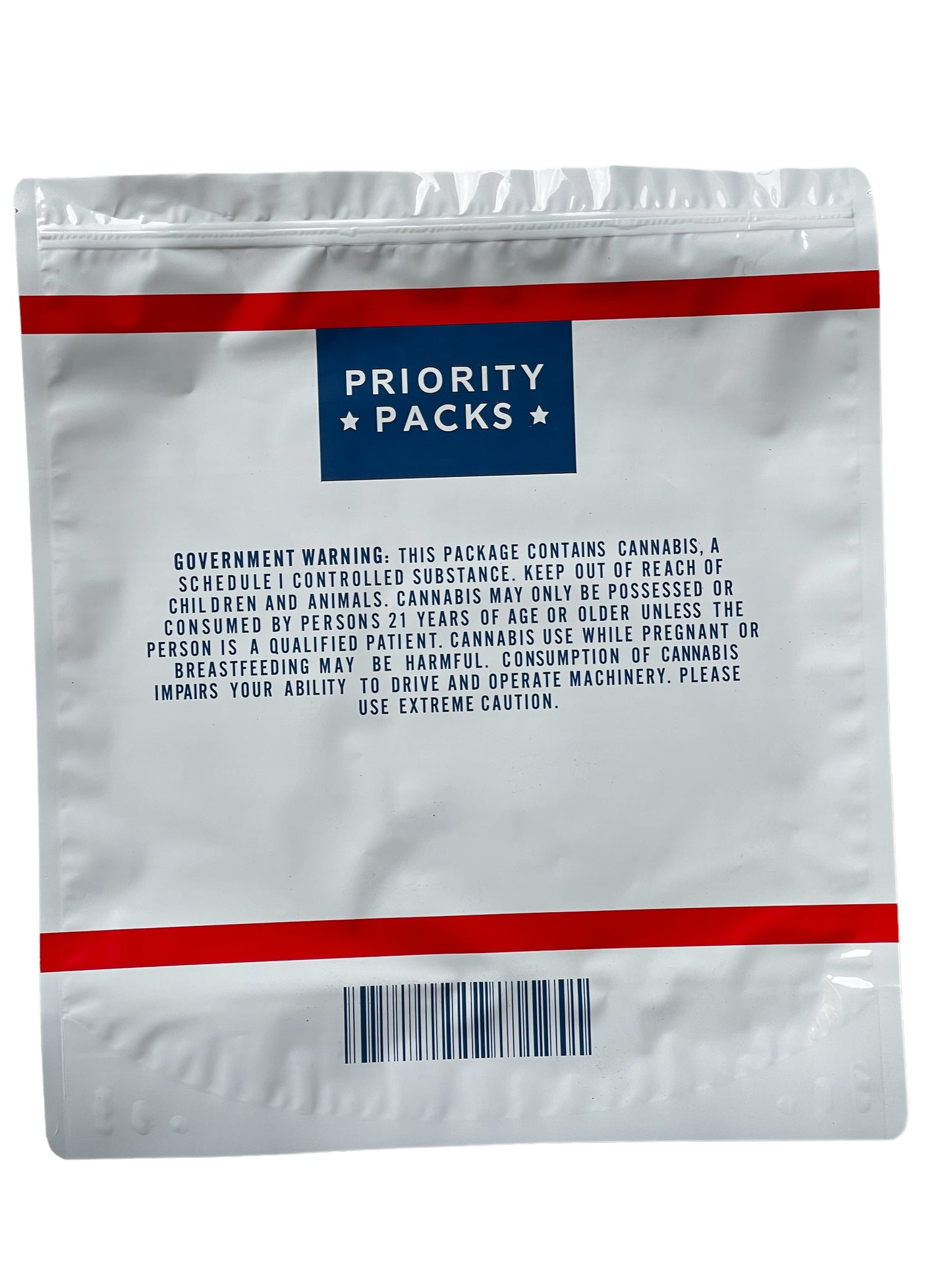 USPS Priority Mylar Bag (Large) 1LBS - 16OZ (454g)