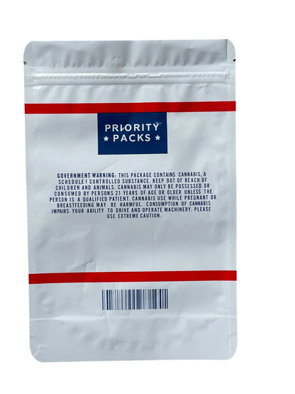 USPS Priority Mylar Bag 1 OZ 28G (50 Count) With Window - Black Unicorn Hub