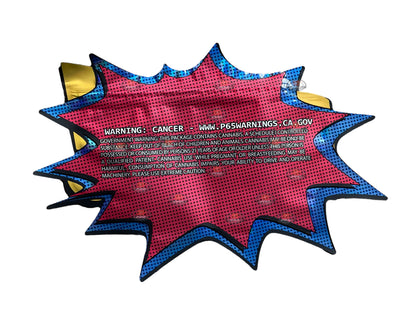 POW Lil Baby Cut Out Mylar Bags 3.5g Die Cut Holographic