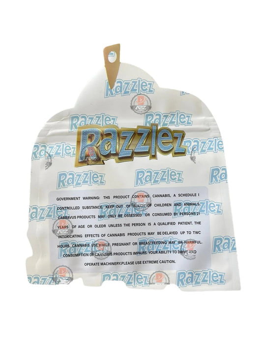 Iced Out Razzlez Mylar Bag- Packaging Only - Black Unicorn Hub