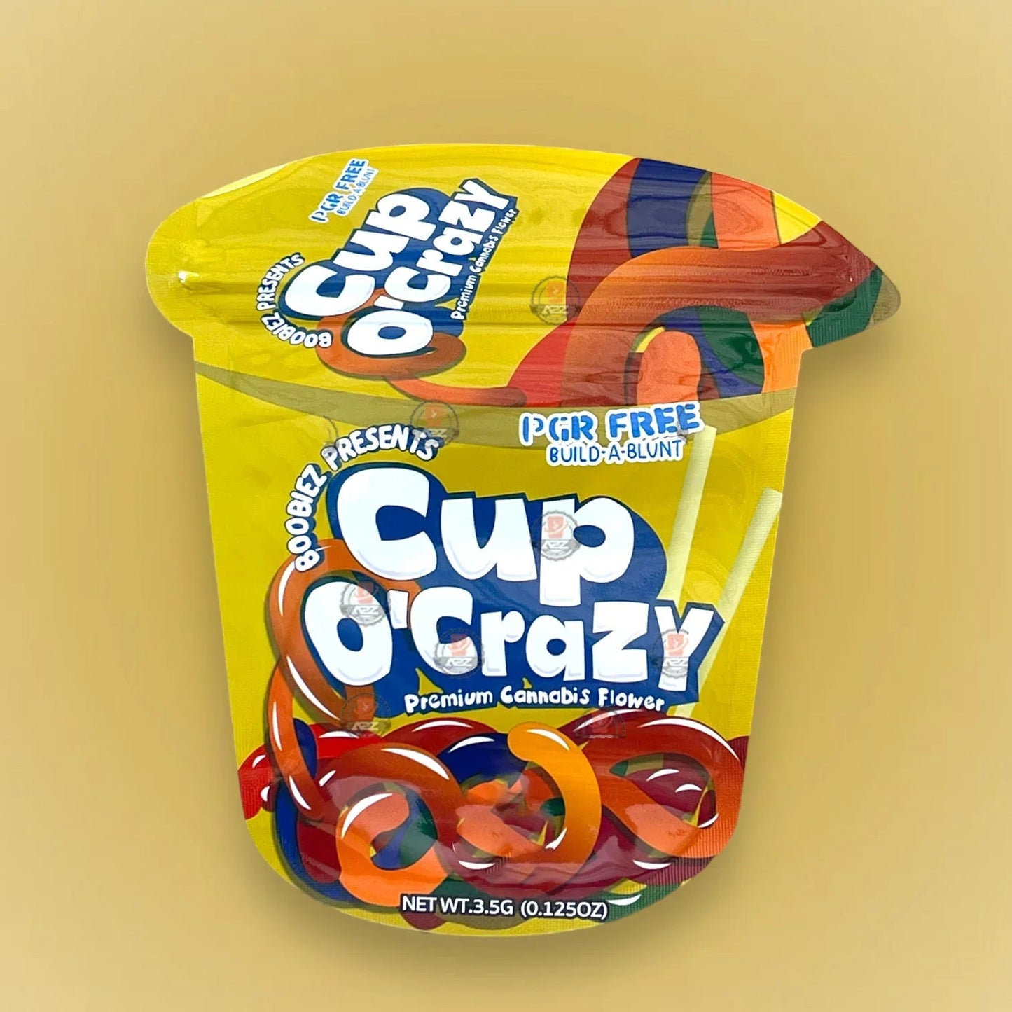 Cup O' Crazy 3.5G Mylar Bags-Boobies Presents Cut Out-Holographic - Black Unicorn Hub