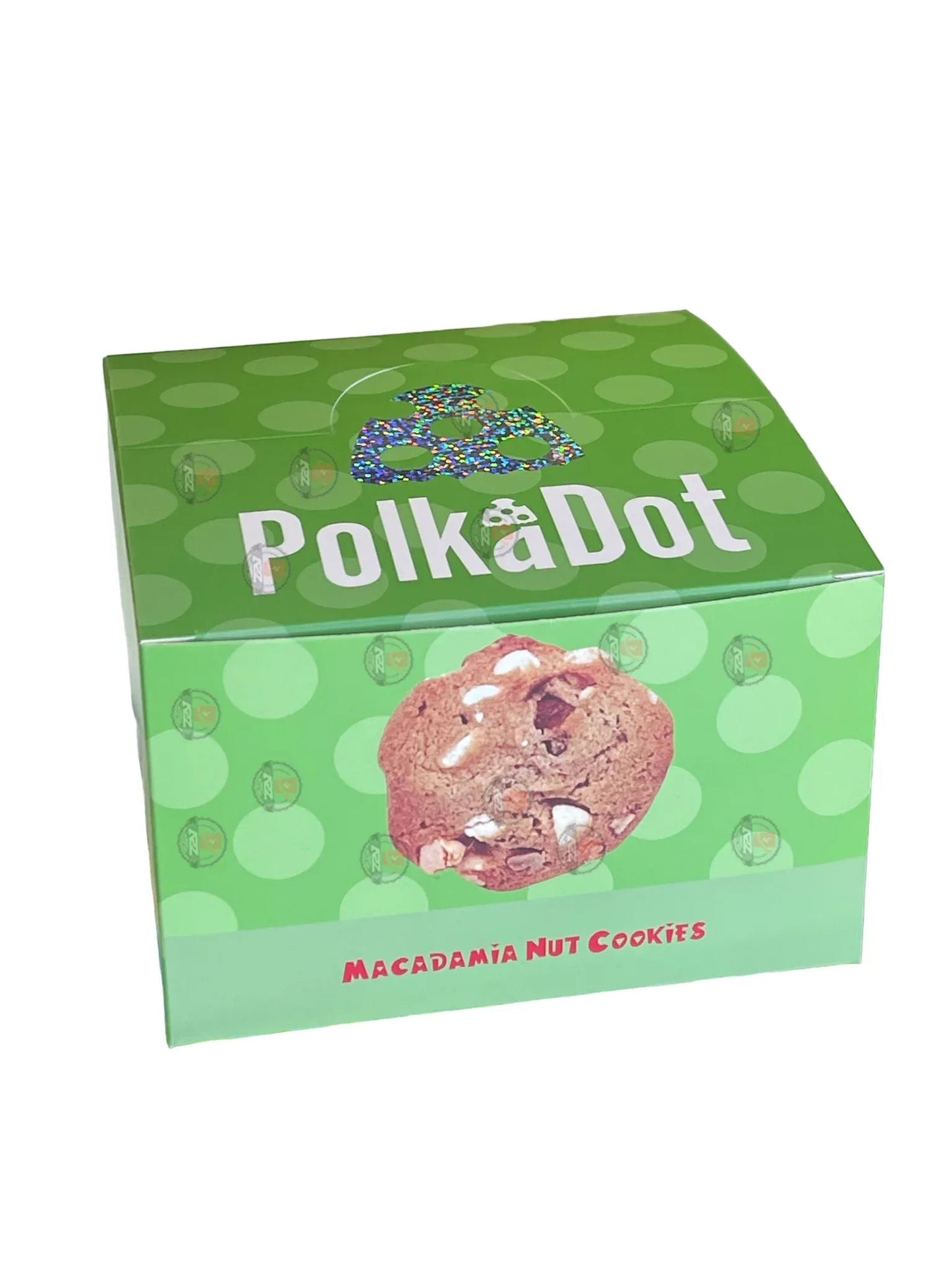 Polkadot Packaging Macadamia Nut Cookies (Master Box Included) Packaging Only - Black Unicorn Hub