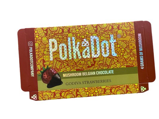 Polkadot Packaging Godiva Strawberries (Master Box Included) Empty Packaging