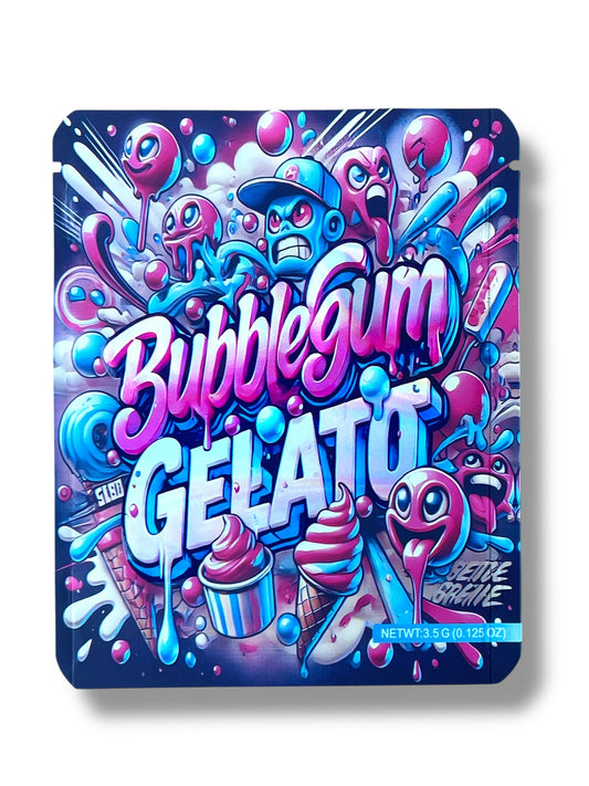 Bubblegum Gelato 3.5g Mylar Bag- Packaging Only