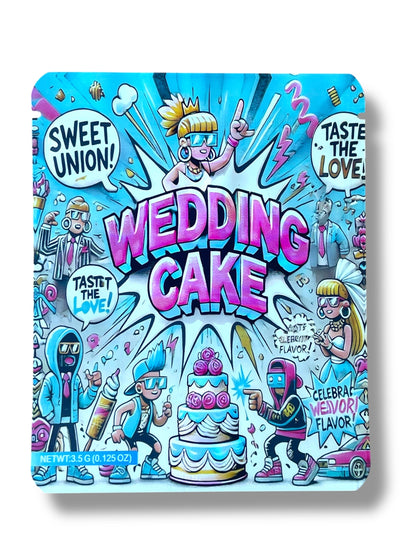 Wedding Cake 3.5g Mylar Bag- Packaging Only