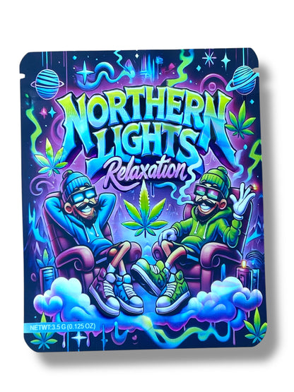 Northern Lights Relaxation 3.5g Mylar Bag- Packaging Only