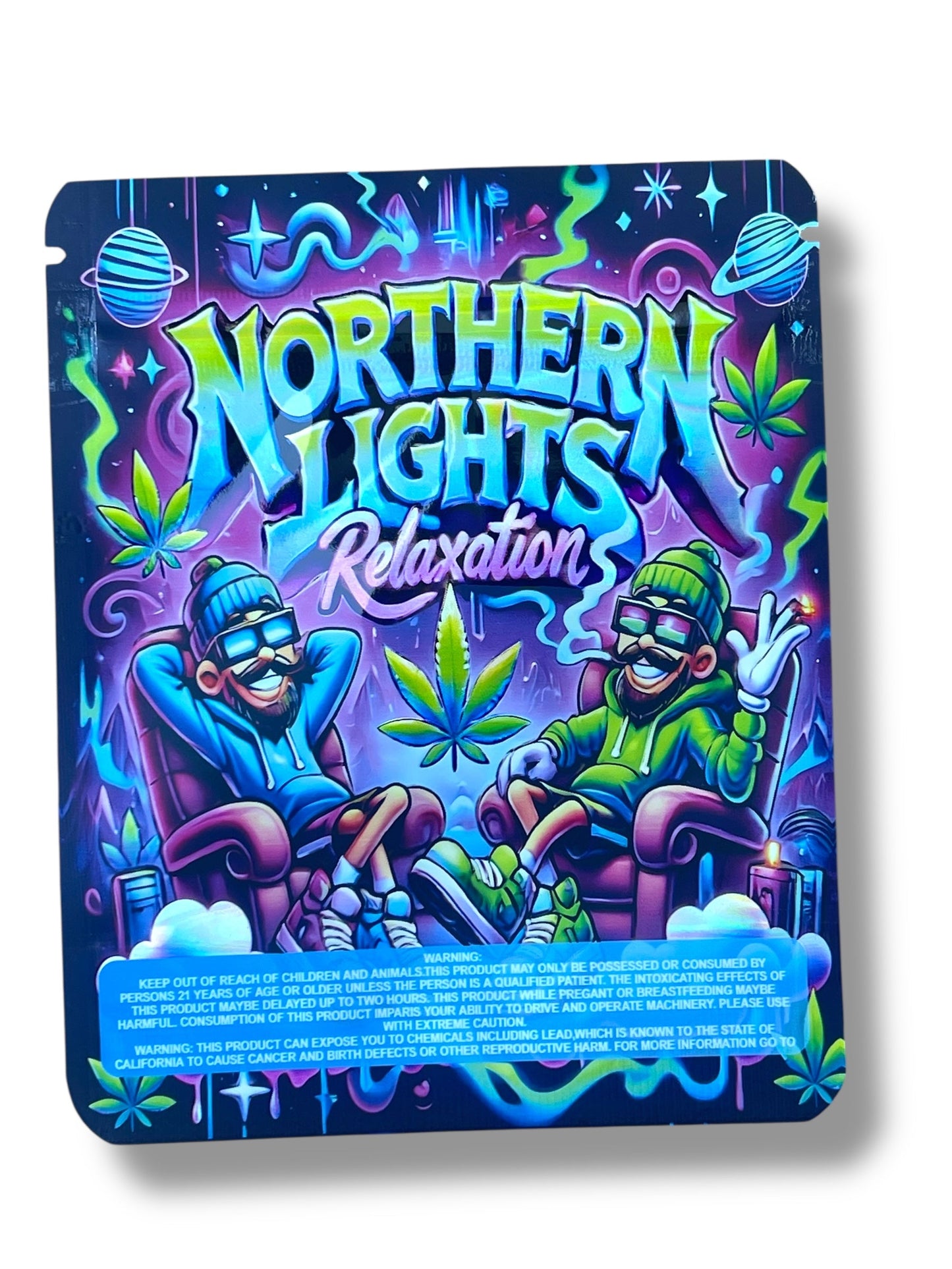 Northern Lights Relaxation 3.5g Mylar Bag- Packaging Only