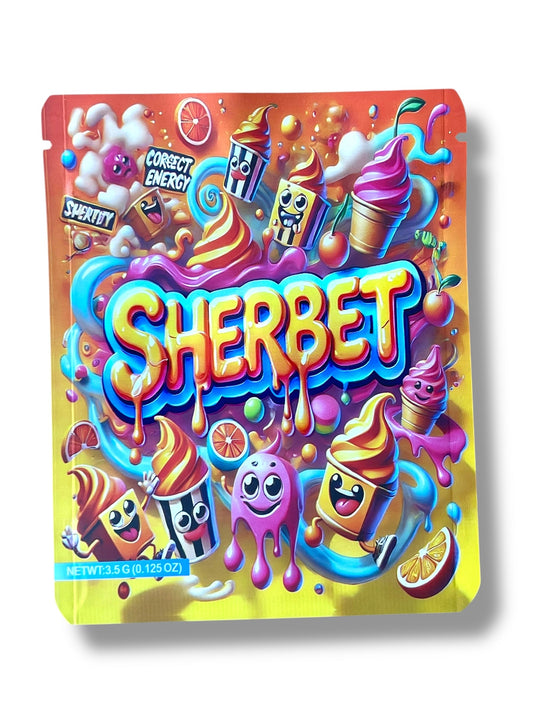 Sherbet 3.5g Mylar Bag- Packaging Only