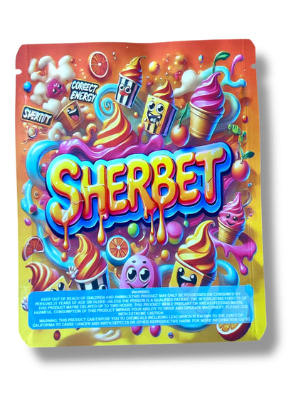 Sherbet 3.5g Mylar Bag- Packaging Only